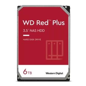 Жесткий диск HDD Western Digital 6TB WD NAS Red Plus  {Serial ATA III, 5400- rpm, 256Mb, 3.5"}