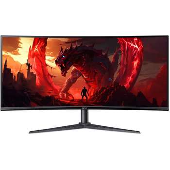 Монитор Acer LCD 34" XZ340CUHBIIPHX {VA 3440x1440 Curved 1500R 100Hz 1ms 250cd 100Hz 2xHDMI2.0 2xDisplayPort1.4 FreeSync HDR10} [UM.CX0EE.H01]
