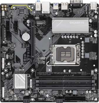 Материнская плата Gigabyte B760M D3HP DDR4, RTL Socket 1700, Intel®B760, 4xDDR4-3200, D-SUB+HDMI+DP, 1xPCI-Ex16, 2xPCI-Ex1, 4xSATA3xUSB3.2 Type-C™, 1xPS/2, ATX, RTL