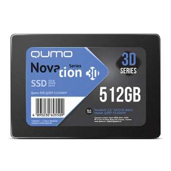 Накопитель SSD Qumo SSD 512GB QM Novation Q3DT-512GHHY {SATA3.0}