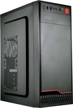 Корпус KINGPRICE KPCC-MD201 черный без БП ATX 1x80mm 4x120mm 2xUSB2.0 audio