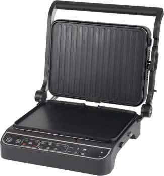 Гриль HYUNDAI ЭлектроHYG-7001 2000Вт черный/черный