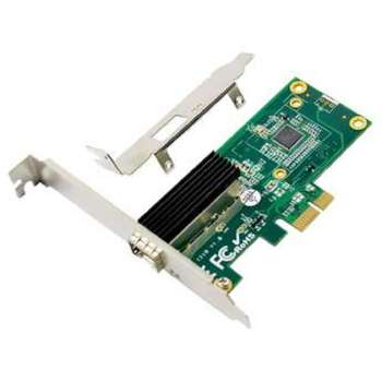 Контроллер Orient XWT-INT210PE SFP, Сетевая карта PCI-Ex1 v2.1 SFP Gigabit Ethernet, Intel I210 chipset, 10/100/1000 Мбит/с, 2 планки крепления в комплекте
