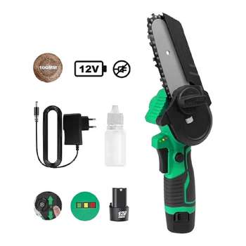 Садовая пила ZITREK GreenSaw 12 Пила цепная аккумуляторная [082-1859] { 12В, 1,5Ач Li-ion аккум. 2шт, ЗУ }