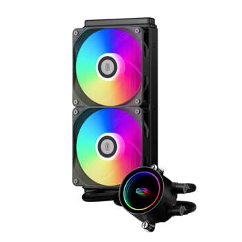 Кулер PCCooler DA240 ARGB BK