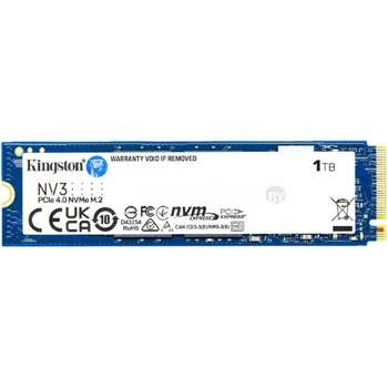 Накопитель SSD Kingston SSD NV3, 1000GB, M.2, NVMe, PCIe 4.0 x4, 3D TLC SNV3S/1000G