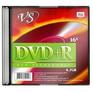 Оптический диск VS Диски DVD+R 4.7Gb, 16x, Slim Case 5шт.