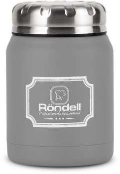 Термос RONDELL для еды Picnic RDS-943 0.5л. серый картонная коробка