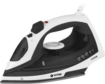 Утюг VITEK Metropolis VT-8338 2200Вт серый/белый