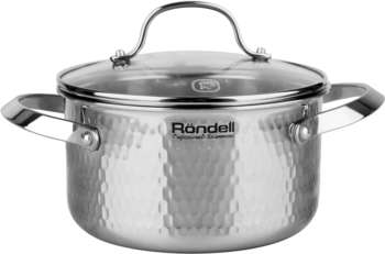 Кастрюля RONDELL RainDrops RDS-1293 2.4л. d=18см  стальной