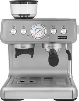 Кофемашина RONDELL RDE-1105 1550Вт серебристый