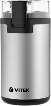 Кофемолка VITEK VT-8370 300Вт сист.помол.:ротац.нож вместим.:80гр стальной