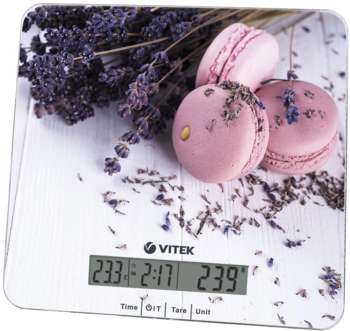 Кухонные весы VITEK Весы кухонные электронные VT-8009 макс.вес:10кг рисунок