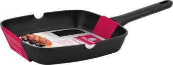 RONDELL Сковорода-гриль Zeita Neu RDA-1204 квадратная 28см покрытие: TriTitan ручка несъемная черный