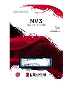 Накопитель SSD Kingston PCIe 4.0 x4 1TB SNV3S/1000G NV3 M.2 2280