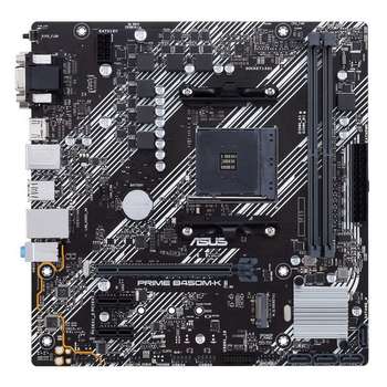 Материнская плата ASUS PRIME B450M-K II AM4 mATX 2xDDR4 PCI-Ex16 2xPCI-Ex1 M.2 HDMI DVI VGA GLAN