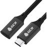 GCR Кабель Premium 10.0m HDMI 2.1, ECO Soft капрон, черный, HDR 4:4:4, Ultra HD, 8K*30Hz/4K*120Hz, 3D, 48 Гбит/с, 3 Х экран с армированием