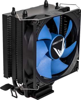 Кулер FORMULA Устройство охлаждения Ice Boid 2PSDA Soc-AM5/AM4/1200/1700/1851 черный/синий 4-pin 17-34dB Al+Cu 100W Ret