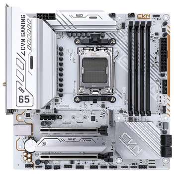 Материнская плата Colorful CVN B650M GAMING FROZEN V14 B650, AM5, 4*DDR5, 2*PCIEx16, 1*PCIEx1, 2*M.2, 2*TypeC, 1*USB3.2Gen2, 4*USB3.2Gen1, 8*USB2.0, 4*SATA3.0, 2.5G, DP, HDMI, M-ATX, RTL