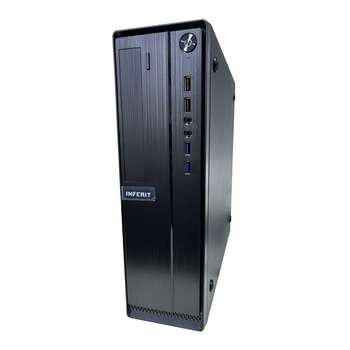 Корпус Foxline FL-207-TFX230B-85-INF  |FL-207-TFX230B-85-INF| mATX case, black, w/PSU TFX 230W 85+ Bronze, w/2xUSB2.0+2xUSB3.0, w/pwr cord, w/ 8cm FAN, w/2xHD-Audio to 2in1, Combo Audio, w/INFERIT logo