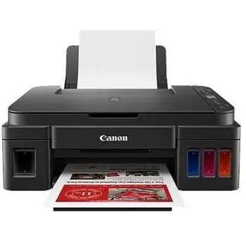 Струйный МФУ Canon МФУ струйное Pixma G3410, A4, цветная печать, 5 стр/мин, 4800x1200 dpi, USB/WiFi/СНПЧ, чёрный корпус