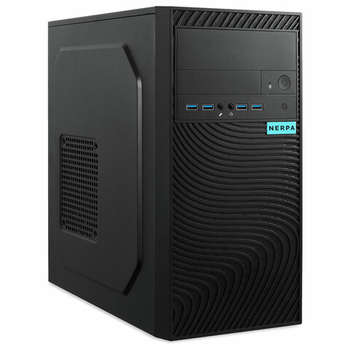 Компьютер, рабочая станция Nerpa Системный блок INTEL Core i3-12100 3,3 ГГц / 8 Gb / 512 Gb SSD / Windows 10 Pro / черный