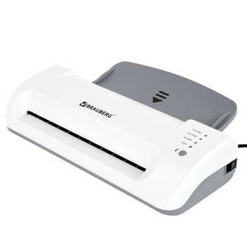 Ламинатор Brauberg SILVER MAX A4, толщина пленки 60-200 мкм, скорость 32 см/мин., 532624