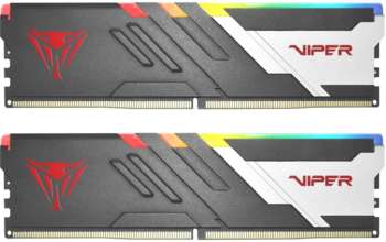 Оперативная память Patriot Память DDR5 2x16GB 6000MHz PVVR532G600C30K Viper Venom RGB RTL Gaming PC5-48000 CL30 DIMM 288-pin 1.35В kit с радиатором Ret