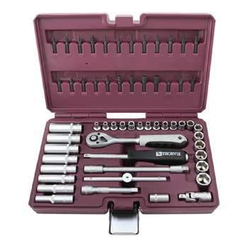Набор инструментов THORVIK TS057 Набор инструмента 1/4"DR, 57 предметов