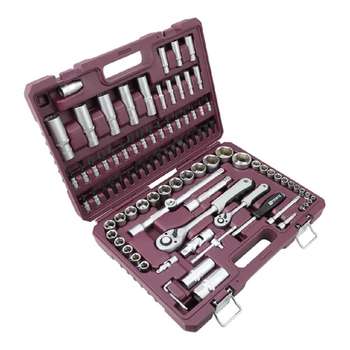 Набор инструментов THORVIK TS094 Набор инструмента универсальный 1/4", 1/2"DR, 94 предмета