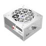 Блок питания 1STPLAYER NGDP Platinum 1000W White / ATX3.0, APFC, 80 PLUS Platinum, SR + LLC + DC-DC, 120mm fan, full modular / HA-1000BA3-WH