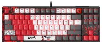 Клавиатура A4TECH Bloody S87 Naraka механическая черный/красный USB for gamer LED