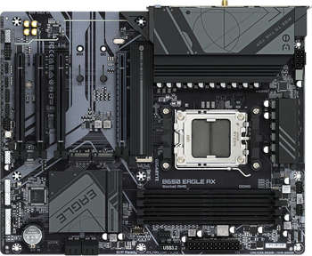 Материнская плата Gigabyte B650 EAGLE AX Socket AM5 AMD B650 4xDDR5 ATX AC`97 8ch GbLAN RAID+HDMI+DP