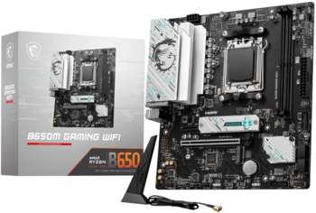 Материнская плата MSI B650M GAMING WIFI SocketAM5 AMD B650 2xDDR5 mATX AC`97 8ch 2.5Gg RAID+VGA+HDMI+DP