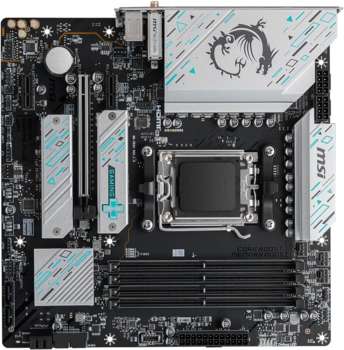 Материнская плата MSI B650M GAMING PLUS WIFI SocketAM5 AMD B650 4xDDR5 mATX AC`97 8ch 2.5Gg RAID+VGA+HDMI+DP