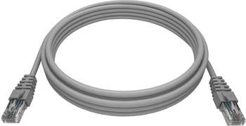 Патч-корд NTSS-PC-UTP-RJ45-5e-1.5-LSZH-GY UTP RJ-45 вил.-вилка RJ-45 кат.5E 1.5м серый LSZH 26AWG