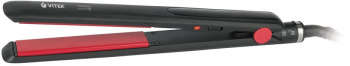 Щипцы VITEK Выпрямитель VT-8282 BK 44Вт черный/красный макс.темп.:220С покрытие:керамико-турмалиновое