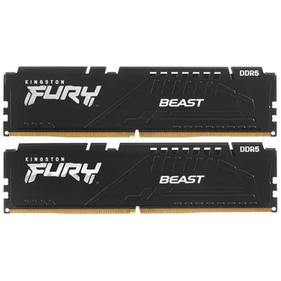 Оперативная память Kingston 32GB DDR5 5600 FURY Beast Black EXPO DIMM 1RX8 36-38-38 1.25V KF556C36BBEK2-32