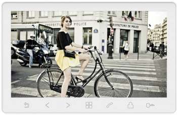 Домофон TANTOS ВидеоAmelie Slim HD SE белый