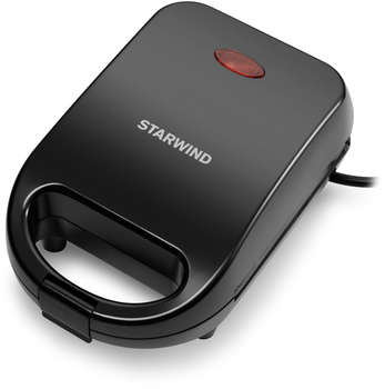 Бутербродница STARWIND Сэндвичница SSW2142 600Вт черный/черный