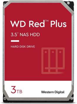 Жесткий диск HDD Жесткий диск SATA-III 3TB WD30EFPX NAS Red Plus  256Mb 3.5"