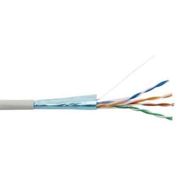 Кабельный инструмент Proconnect Кабель витая пара омедненный, F/UTP, CCA, CAT 5e, PVC, 4PR, 24AWG, INDOOR, SOLID, серый, 50м