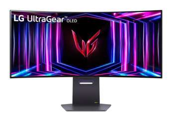 Монитор LG 34" 34GS95QE-B 800R, 21:9, OLED, UHD, 0,03ms, 275cd, 240Hz, HDMI, DP, USB, HAS