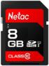 Карта памяти Netac Флеш карта SDHC 8GB NT02P600STN-008G-R P600 w/o adapter