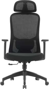 Кресло CACTUS CS-MC515-BK черный сиденье черный сетка/ткань с подголов. крестов. пластик пластик черный