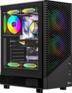 Корпус FORMULA Mana Geometry черный без БП ATX 4x120mm 1xUSB3.0 audio bott PSU