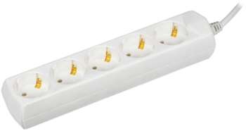 Сетевой фильтр IEK Сетевой удлинитель У05 1.5м