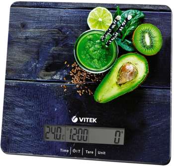 Кухонные весы VITEK Весы кухонные электронные VT-2425 макс.вес:5кг черный