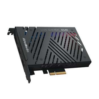 ТВ-тюнер AVER Media Плата видеозахвата внутренняя Live Gamer DUO, PCI-Express x4 Gen 2, 2xHDMI, 1920x1080p60 HDR, , RTL {20}
