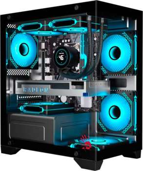 Корпус BLOODY BD-CC103 черный без БП mATX 7x120mm 1xUSB2.0 1xUSB3.0 audio bott PSU